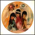 Bright Flowers Of The Desert Collector Plate by Ted DeGrazia MAIN