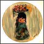 Crowning Glory Collector Plate by Ted DeGrazia MAIN