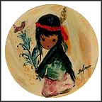 My Little Pink Bird Collector Plate by Ted DeGrazia MAIN