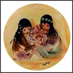 Spring Blossoms Collector Plate by Ted DeGrazia MAIN