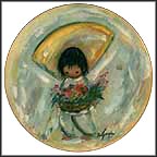 Flower Boy Collector Plate by Ted DeGrazia MAIN