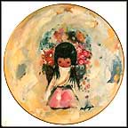 Flower Girl Collector Plate by Ted DeGrazia MAIN