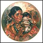 Child Of The Pueblo Collector Plate by Don Ruffin MAIN