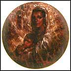 Colima Madonna Collector Plate by Don Ruffin MAIN
