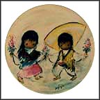 Castanets In Bloom Collector Plate by Ted DeGrazia MAIN
