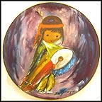 Pima Indian Drummer Boy Collector Plate by Ted DeGrazia MAIN