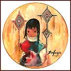 Heavenly Blessings Collector Plate by Ted DeGrazia MAIN