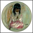 A Little Prayer - The Christmas Angel Collector Plate by Ted DeGrazia MAIN