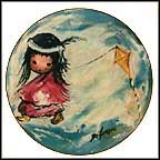 Away With My Kite Collector Plate by Ted DeGrazia MAIN