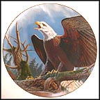 Freedom's Symbol - Bald Eagle Collector Plate by Larry Toschik MAIN