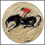 Bronco Collector Plate by Ted DeGrazia MAIN