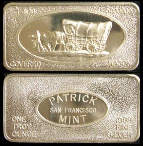 Prairie Schooner Covered Wagon' Art Bar by Patrick Mint. MAIN