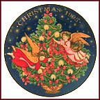 Trimming The Tree Collector Plate by Peggy L. Toole MAIN