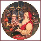 Santa's Loving Touch Collector Plate MAIN