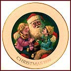 Santa's Tender Moment Collector Plate by Robert Sauber MAIN