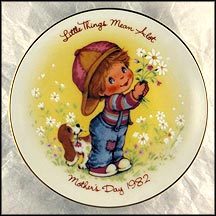 Little Things Mean A Lot Collector Plate MAIN