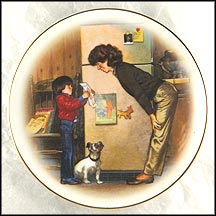 Creation Of Love - Mother's Day 1985 Collector Plate by Tom Newsom MAIN