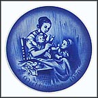 Mother And Children Collector Plate by Ludwig Ricter MAIN