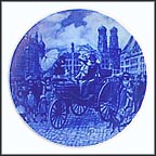 Benz Motor Car In Munich 1888 Collector Plate MAIN