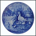 Duck Family Collector Plate MAIN