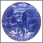 Swan And Cygnets Collector Plate MAIN