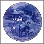 Goat Family Collector Plate MAIN
