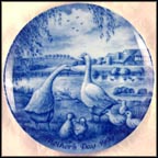 Goose Family Collector Plate MAIN