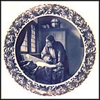 The Geographer Collector Plate by Johannes Vermeer MAIN