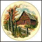 Mail Pouch Barn - artist signed Collector Plate by Ray Day MAIN