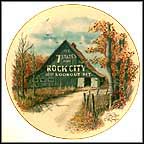 Rock City Barn - artist signed Collector Plate by Ray Day MAIN