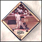 Willie Mays Collector Plate by Brent Benger MAIN