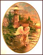 A Little Faith Glows From Within Collector Plate by Dona Gelsinger MAIN
