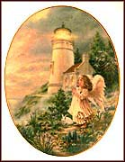 A Little Hope Lights The Way Collector Plate by Dona Gelsinger MAIN