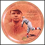 Ruth's Pitching Debut Collector Plate by Phil Heffernan MAIN