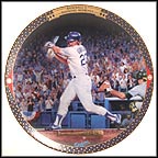 Kirk Gibson: 1988 World Series Collector Plate by Cliff Spohn MAIN
