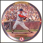 Stan Musial: 3000th Hit Collector Plate by Cliff Spohn MAIN