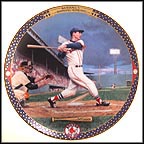 Ted Williams: Last Time At Bat Collector Plate by Cliff Spohn MAIN