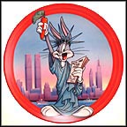 The Rabbit Of Liberty Collector Plate by Warner Brothers Classic Animation MAIN