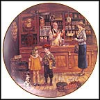 Sam's Grocery Store Collector Plate by Lee Dubin MAIN