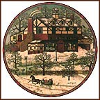 Black Crow Antique Shoppe Collector Plate by Charles Wysocki MAIN