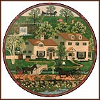 Gingernut Valley Inn Collector Plate by Charles Wysocki MAIN