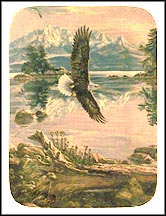 As The Eagle Soars Collector Plate by Lee Kromschroeder MAIN