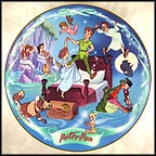 Flight To Neverland Collector Plate by Disney Studio Artists MAIN