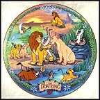 Future King Of Pride Rock Collector Plate by Disney Studio Artists MAIN