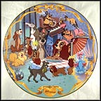 Moonlight Romance Collector Plate by Disney Studio Artists MAIN