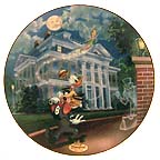 Haunted Mansion Collector Plate by Disney Studio Artists MAIN