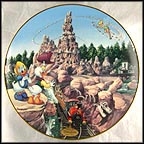 Big Thunder Mountain Railroad Collector Plate by Disney Studio Artists MAIN