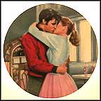 Kissing Elvis Collector Plate by Bruce Emmett MAIN