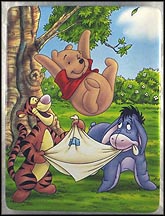 Pooh's Happy Landing Collector Plate by A. A. Milne & E. H. Shepard MAIN