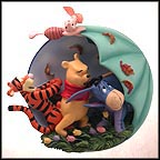 Umbrellas Work Best On Blustery Days Collector Plate by A. A. Milne & E. H. Shepard MAIN